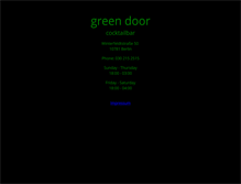 Tablet Screenshot of greendoor.de